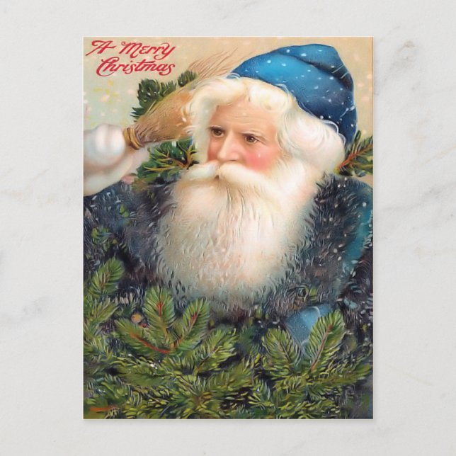 Cartão postal Vintage Santa Claus (Frente)