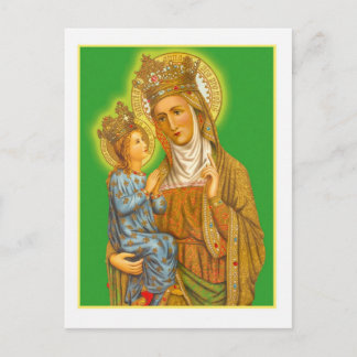 Cartão Postal Vintage Santo Anne e a Virgem Maria