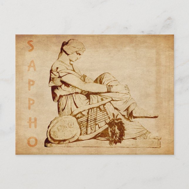 Cartão postal Vintage Sappho (Frente)