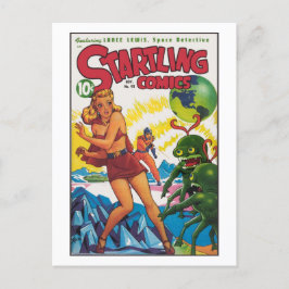 Cartão Postal Vintage Sci Fi, 1947