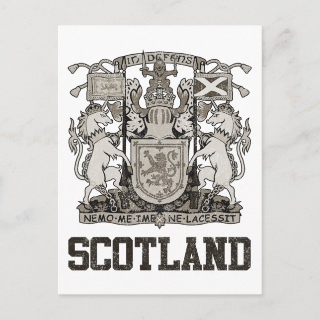 Cartão Postal Vintage Scotland (Frente)