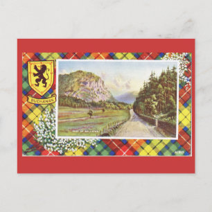 Cartão Postal Vintage Scotland, Buchanan, Pass of Ballater