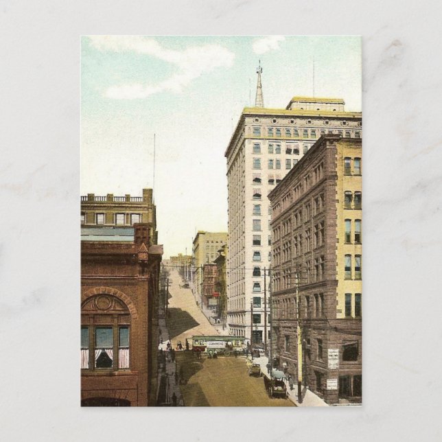 Cartão Postal Vintage Seattle (Frente)