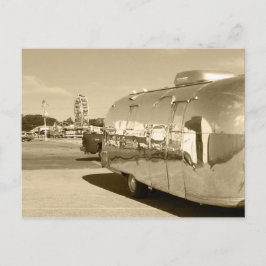 Cartão postal Vintage sepia aluminium AS Safari Tr