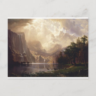Cartão Postal Vintage Sierra Nevada por Bierstadt