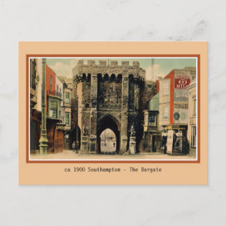 Cartão Postal Vintage Southampton O Bargate