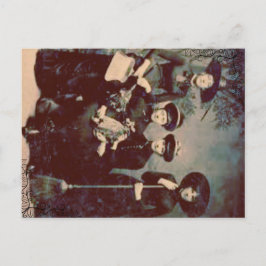 Cartão Postal Vintage Spookure Obscure Quatro Bruxas