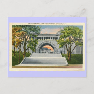 Cartão Postal Vintage Stadium Entrance Syracuse University