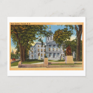 Cartão Postal Vintage State Capitol Concord, New Hampshire