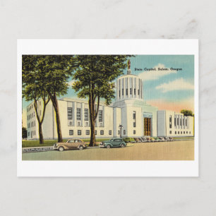 Cartão Postal Vintage State Capitol, Salem, Oregon