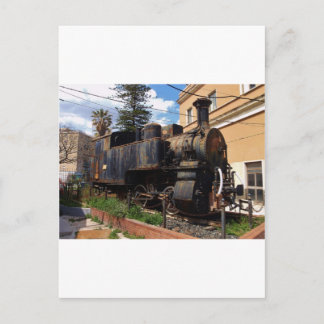 Cartão Postal Vintage Steam Locomotive