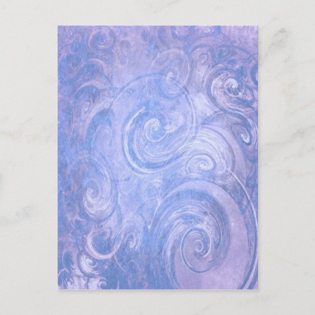 Cartão Postal Vintage Swirls (Frente)