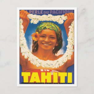 Cartão Postal Vintage Tahiti