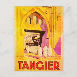 Cartão Postal Vintage Tangier Viagem