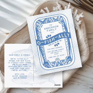 Cartão Postal Vintage, Temos Sardina Do Mar Movido O-Fish-Ally