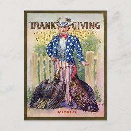 Cartão postal Vintage Thankaction