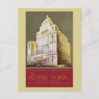 Cartão Postal Vintage The Royal York Hotel Toronto