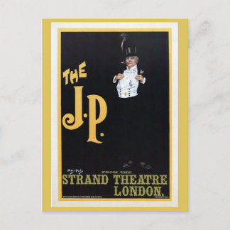 Cartão Postal Vintage The Strand London The J.P. anúncio de teat
