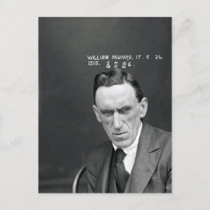 Cartão Postal Vintage Thef Criminal Mug Shot