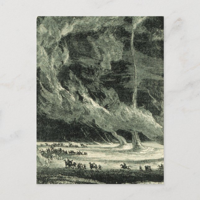 Cartão Postal Vintage Tornado (Frente)