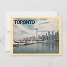 Cartão Postal Vintage Toronto Viagem