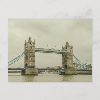 Cartão Postal Vintage Tower Bridge