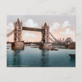 Cartão Postal Vintage Tower Bridge London Inglaterra