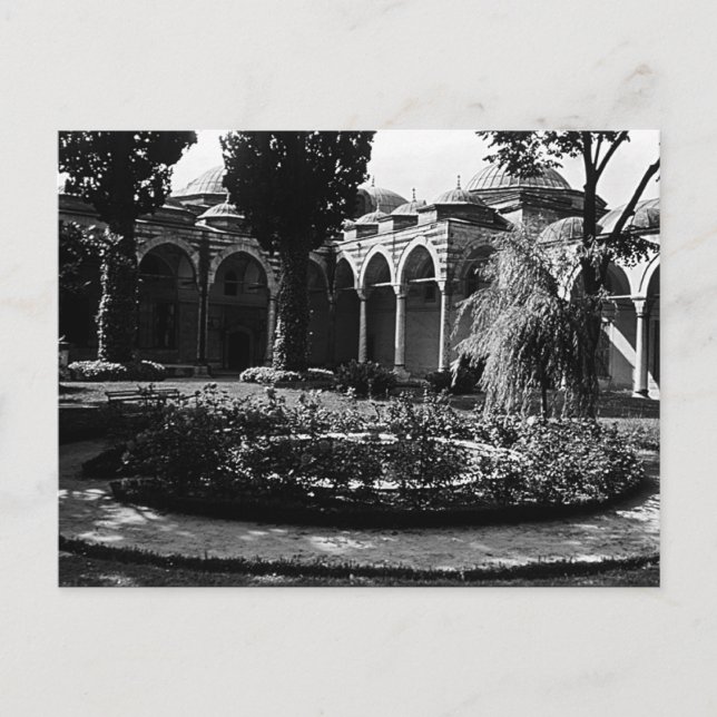 Cartão Postal Vintage Turkey Istambul Topkapi museum (Frente)