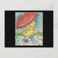 Vintage "Under The Weather" Duck