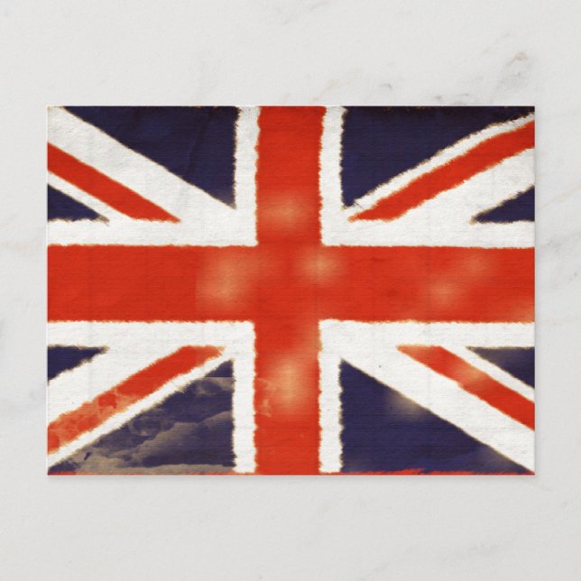 Cartão postal Vintage Union Jack (Frente)