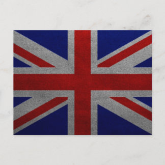 Cartão Postal Vintage Union Jack Reino Unido Bandeira britânica