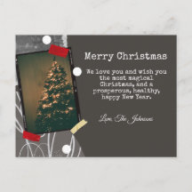 Vintage Upcycle Instant Photo TypeWrite Natal