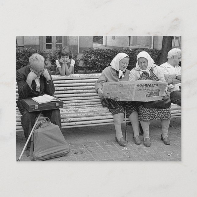 Cartão postal Vintage USSR (Frente)