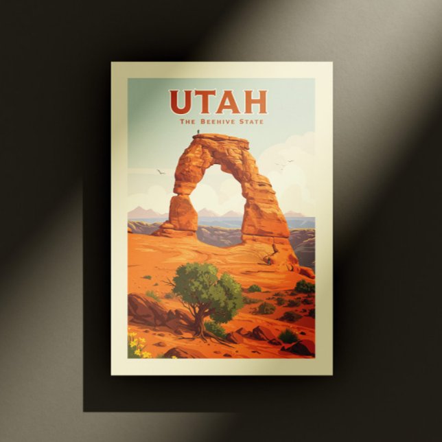 Cartão Postal Vintage Utah (Criador carregado)