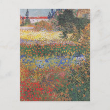 Vintage Van Gogh Flower Garden