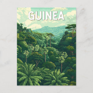 Cartão Postal Vintage Viagem de Ilustração da Guiné