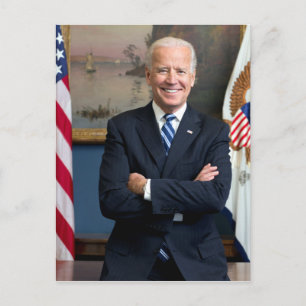 Cartão Postal Vintage Vice-presidente Joe Biden Retrait