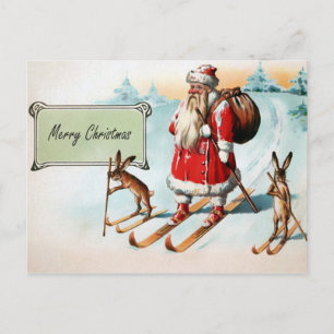 Cartão Postal Vintage Victorian Christmas