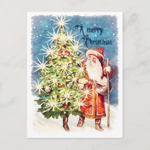 Cartão Postal Vintage Victorian Christmas