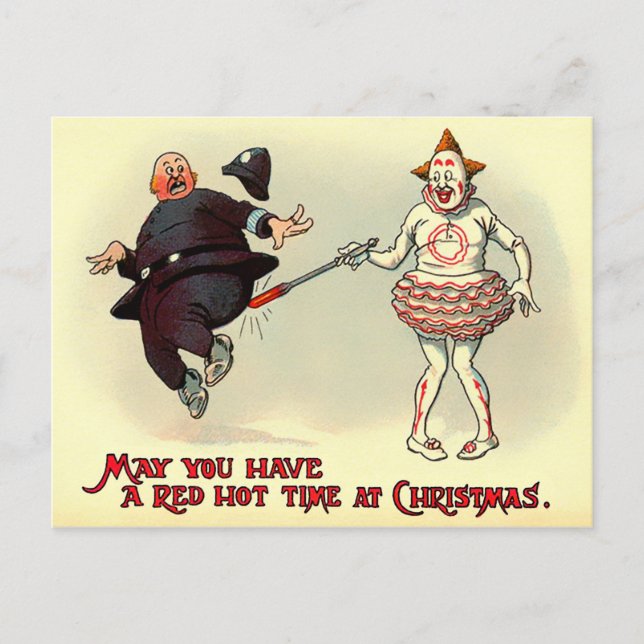 Cartão Postal Vintage Victorian Christmas (Frente)