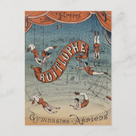 Cartão Postal Vintage Victorian Circus 