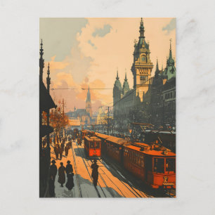 Cartão postal Vintage Viena Winter