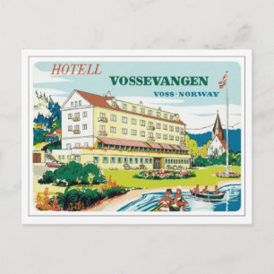Cartão Postal Vintage Voss Noruega