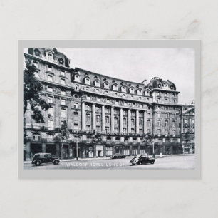 Cartão Postal Vintage Waldorf Hotel London