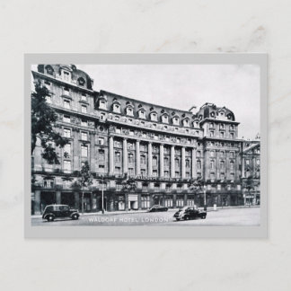 Cartão Postal Vintage Waldorf Hotel London
