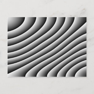 Cartão postal Vintage Wavy Lines