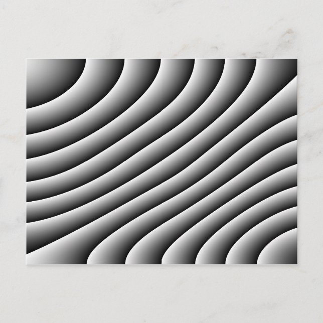 Cartão postal Vintage Wavy Lines (Frente)