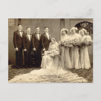 Cartão Postal Vintage Weddings (9)