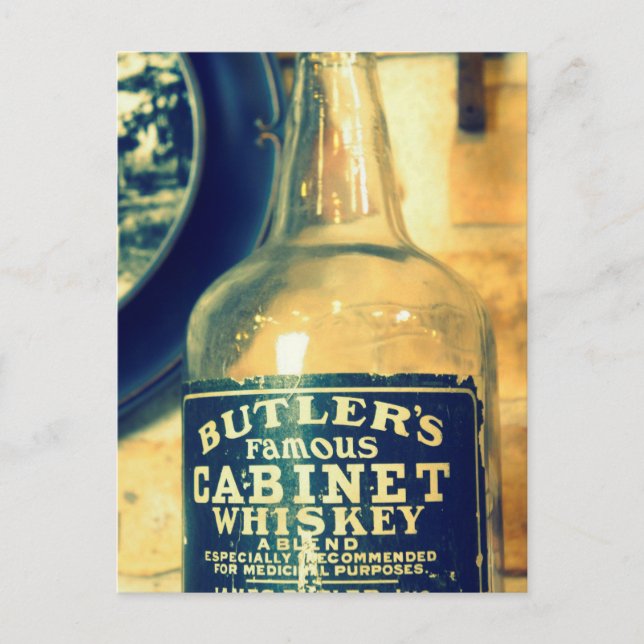 Cartão Postal Vintage Whiskey (Frente)