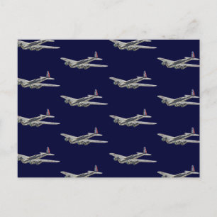 Cartão Postal Vintage WII US Aircraft 2